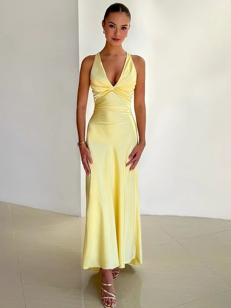 Women’s Wedding Guest Lace Floral Maxi Dress