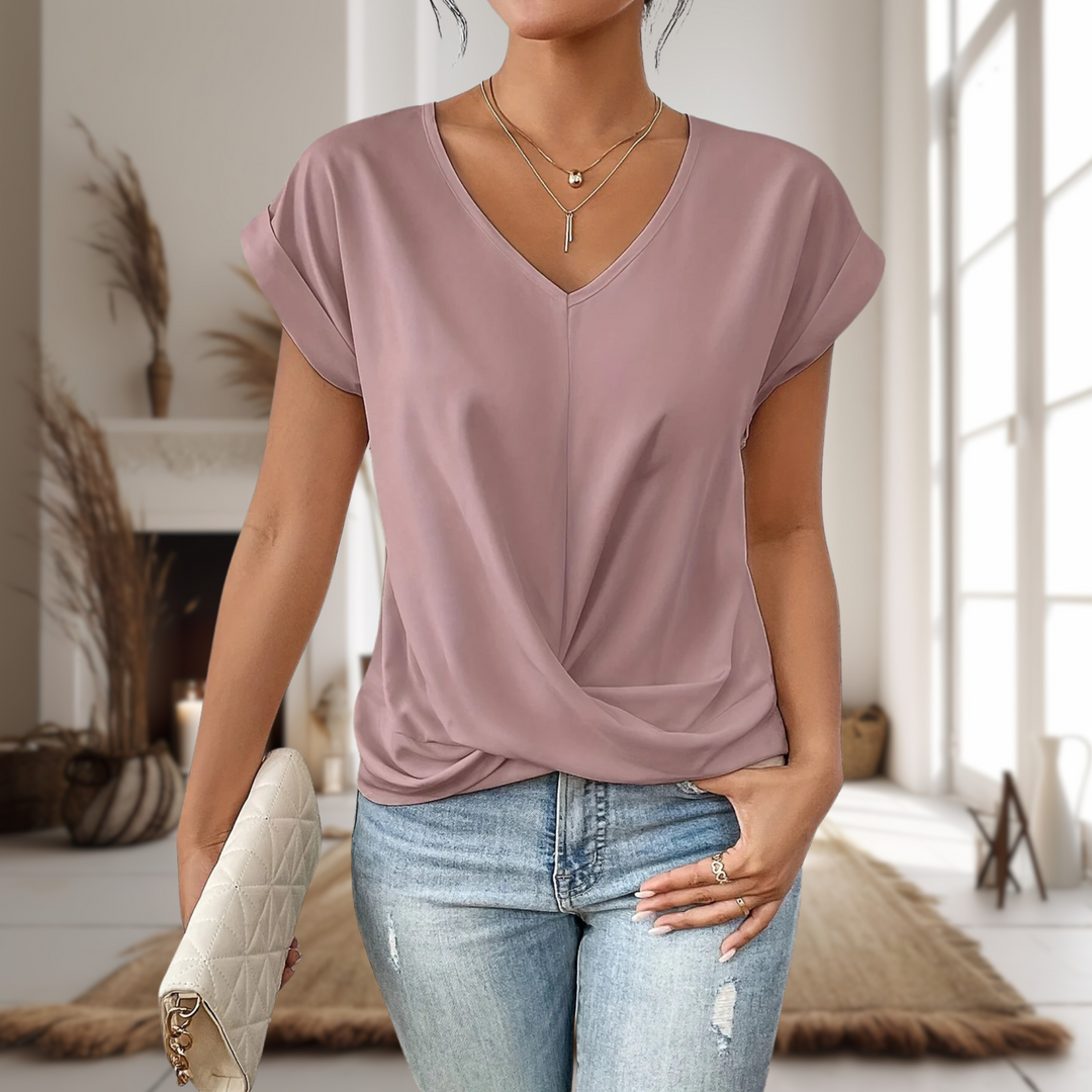 Women’s Casual Sweetheart Neck T-Shirt