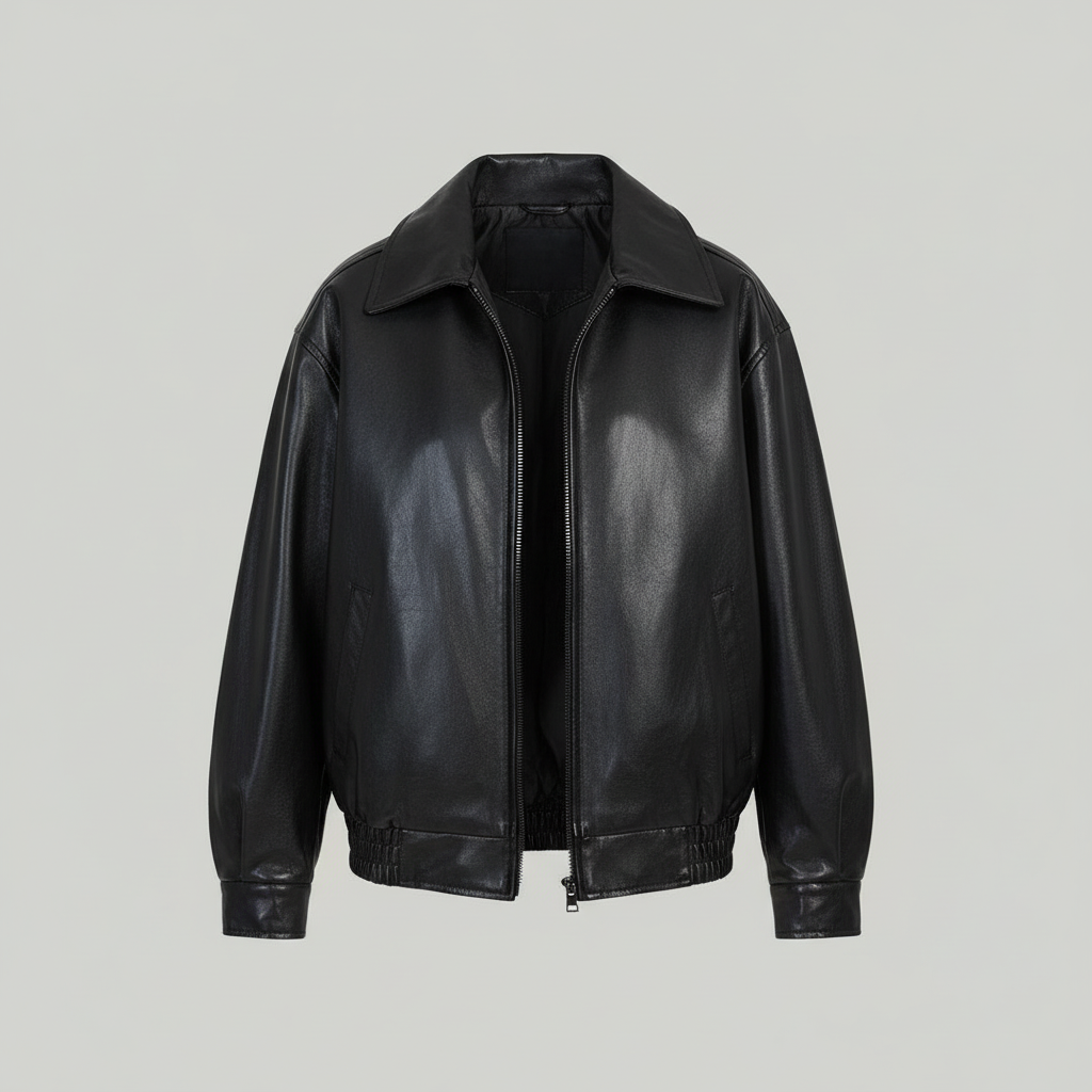 Oversized Leather Jacket Women | Stylish Women's Outerwear