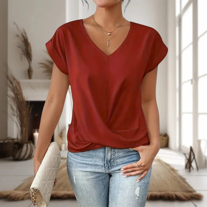 Women’s Casual Sweetheart Neck T-Shirt